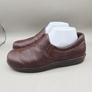 SAS Viva Loafer Womens 8.5 M Brown Leather Slip On Tripad Comfort Walking Shoe